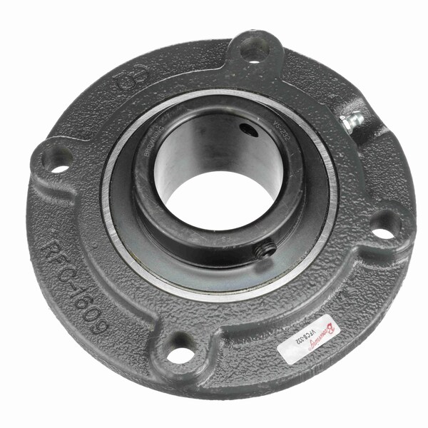Mounted Ball Bearing, Piloted Flange CartrIDge, Setscrew, No VFCS332